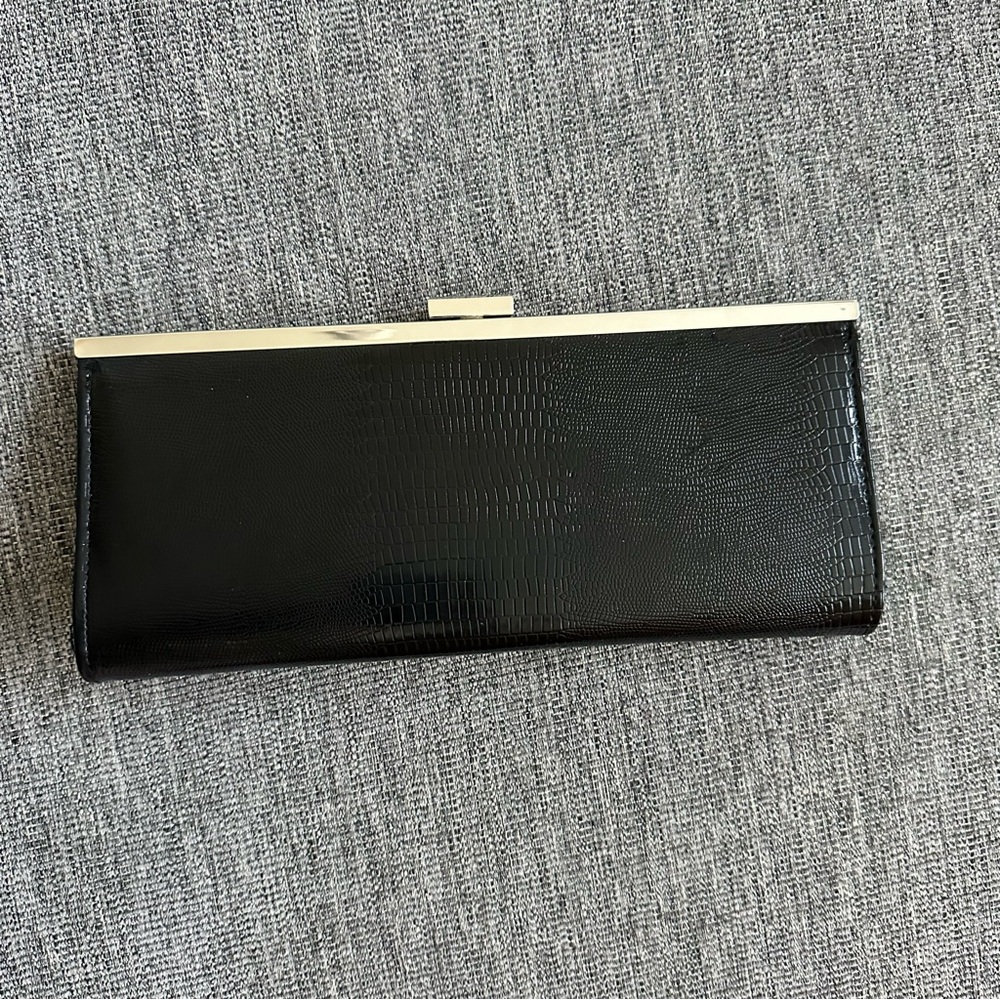 Style & Co || black clutch